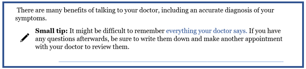 acare malaysia benefits of talking to doctor